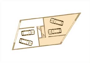 Stadthuser - Grundriss EG