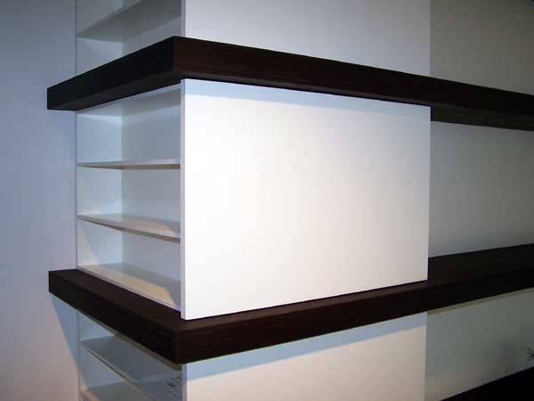 Bcherregal Fach geschlossen