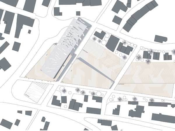 Stadthalle Neunburg Lageplan