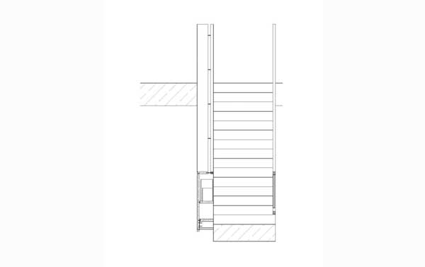 Musikalienhaus Treppe Schnitt B - B