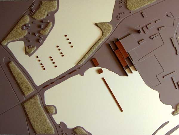 Wohnen am Wasser - Modell